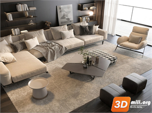 Sofa Minotti Skp Files 